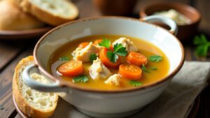 Újházi Tyúkhúsleves – Neue Haus Hühnersuppe