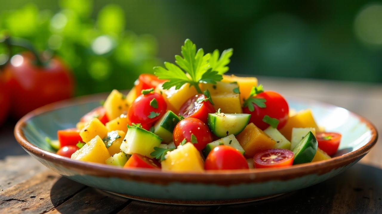 Çoban Salatası: Hirtensalat mit Tomaten, Gurken und Paprika