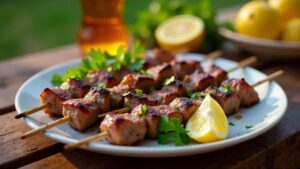 Çöp Şiş: Mini-Spieße mit würzigem Lammfleisch