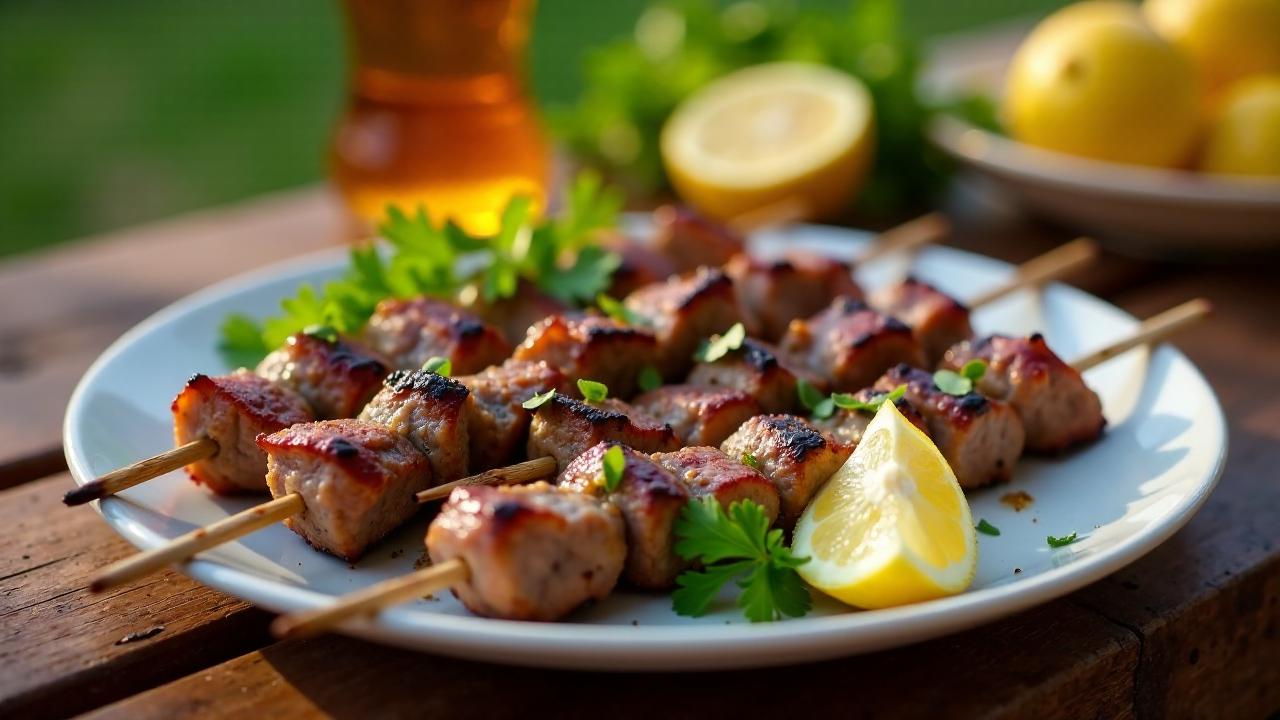 Çöp Şiş: Mini-Spieße mit würzigem Lammfleisch