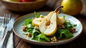 Ōwairaka Valley Pear Salad - Birnensalat aus dem Ōwairaka-Tal